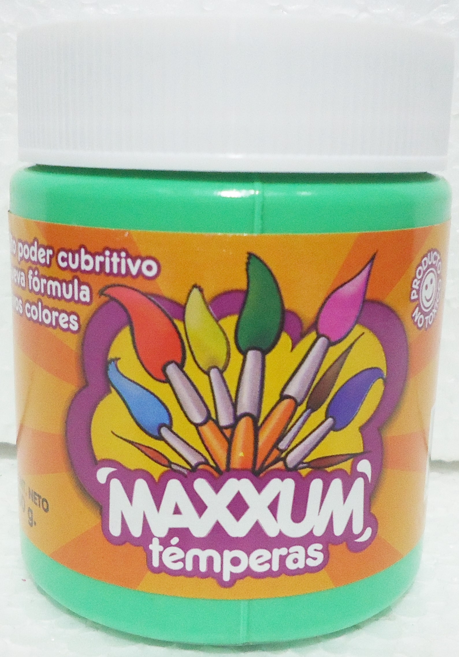 TEMPERA X250 gr  MAXXUM FLUO VERDE