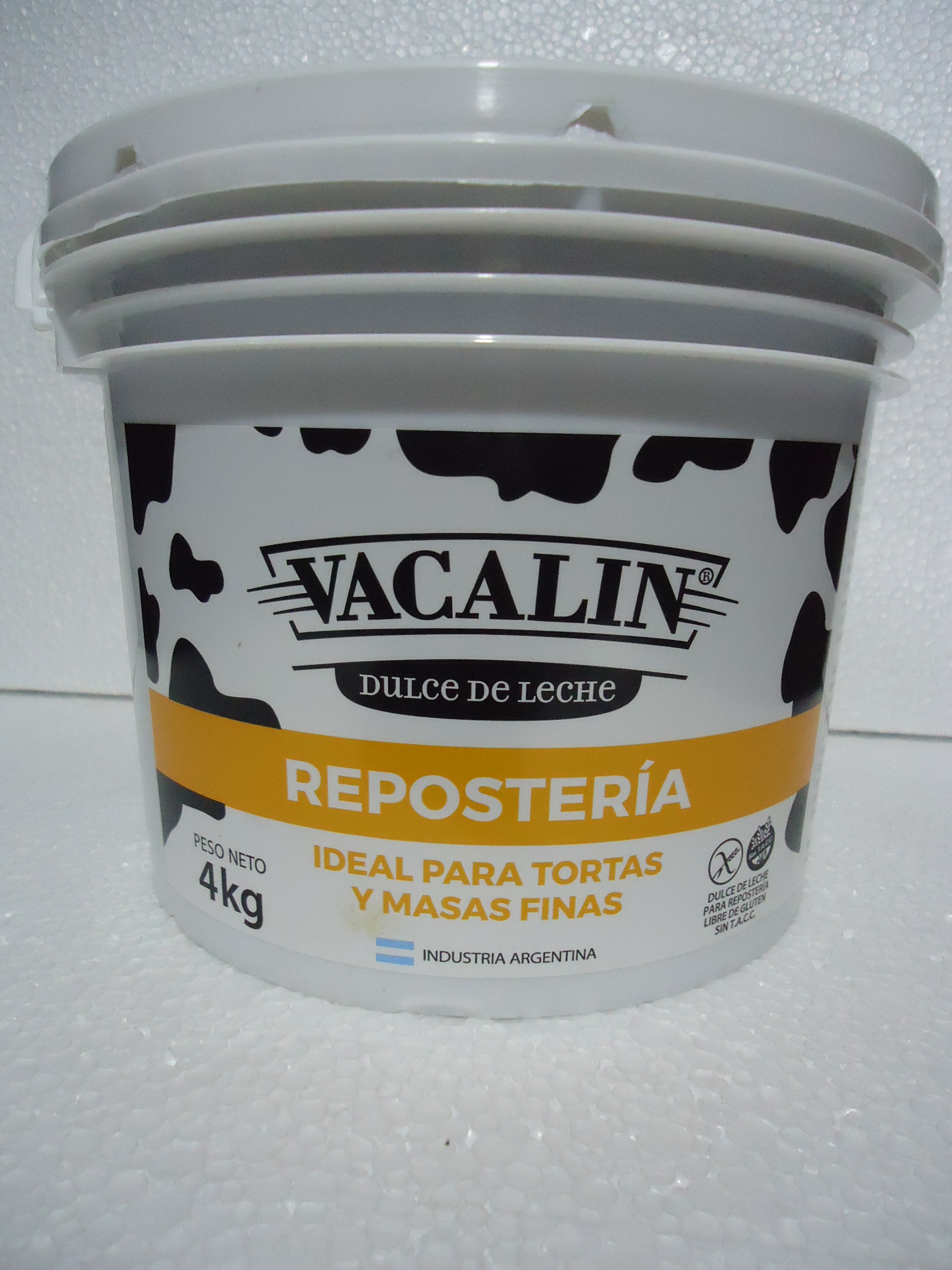 DULCE DE LECHE VACALIN x 4 kg REPOSTERO