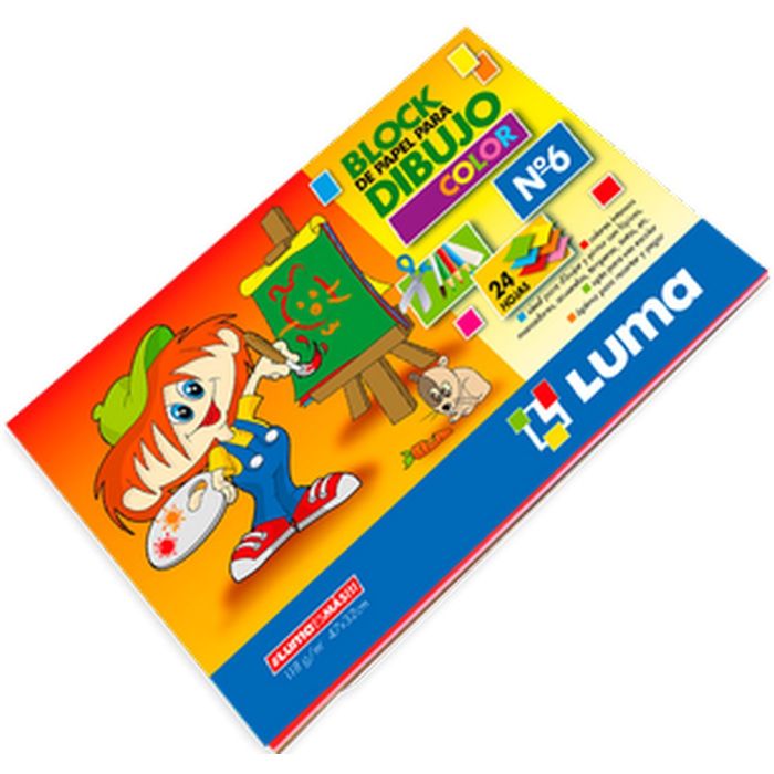 BLOCK DE DIBUJO Nº6 LUMA COLOR X24