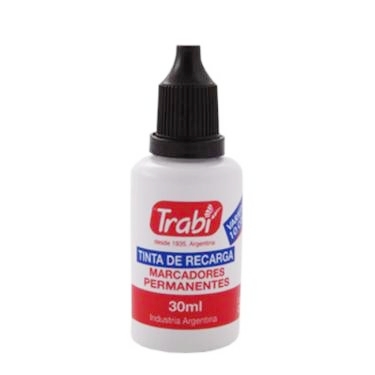 TINTA PARA MARCADOR TRABI PERMANENTE NEG