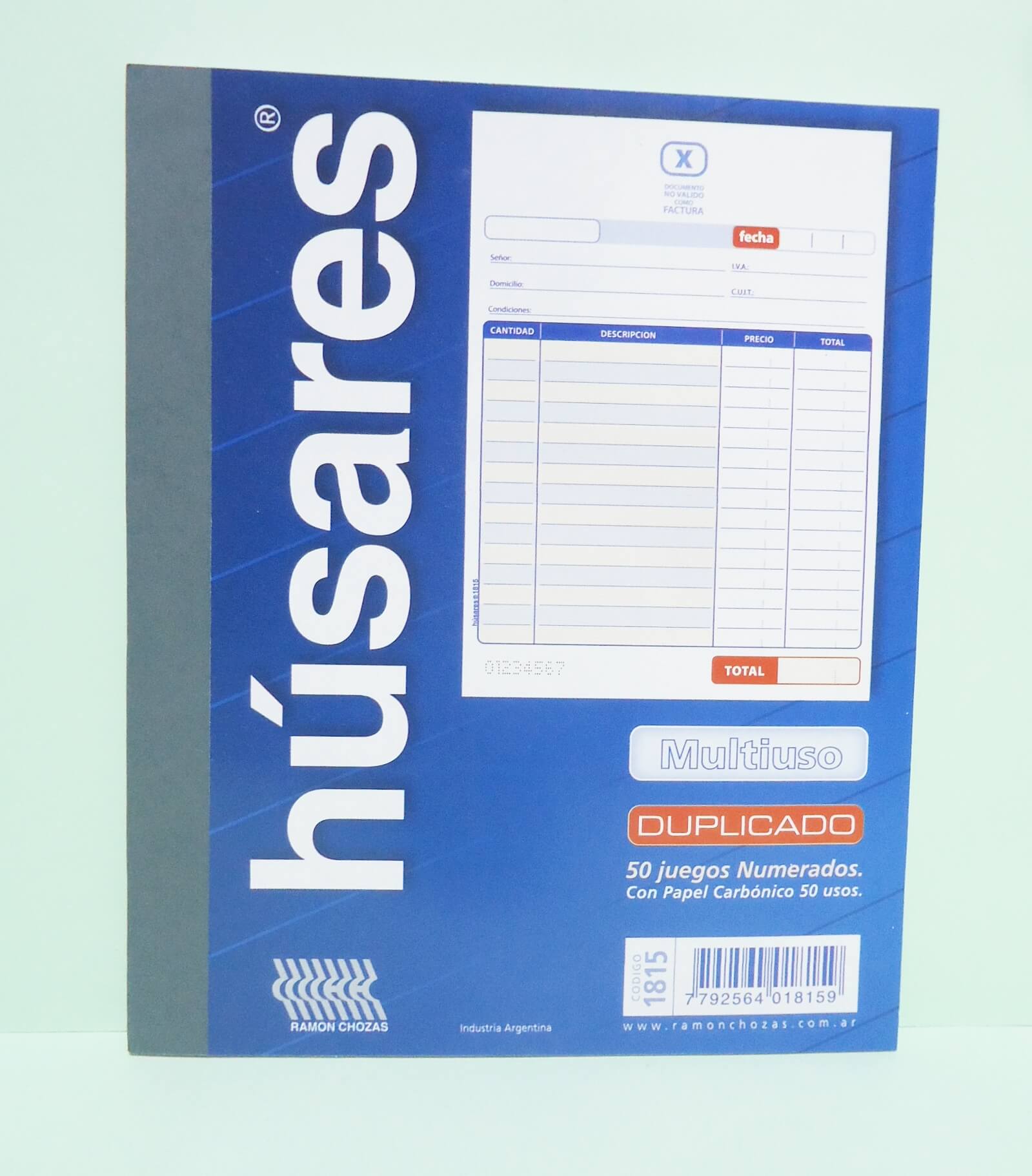 TALONARIO HUSARES MULTIUSO 1815