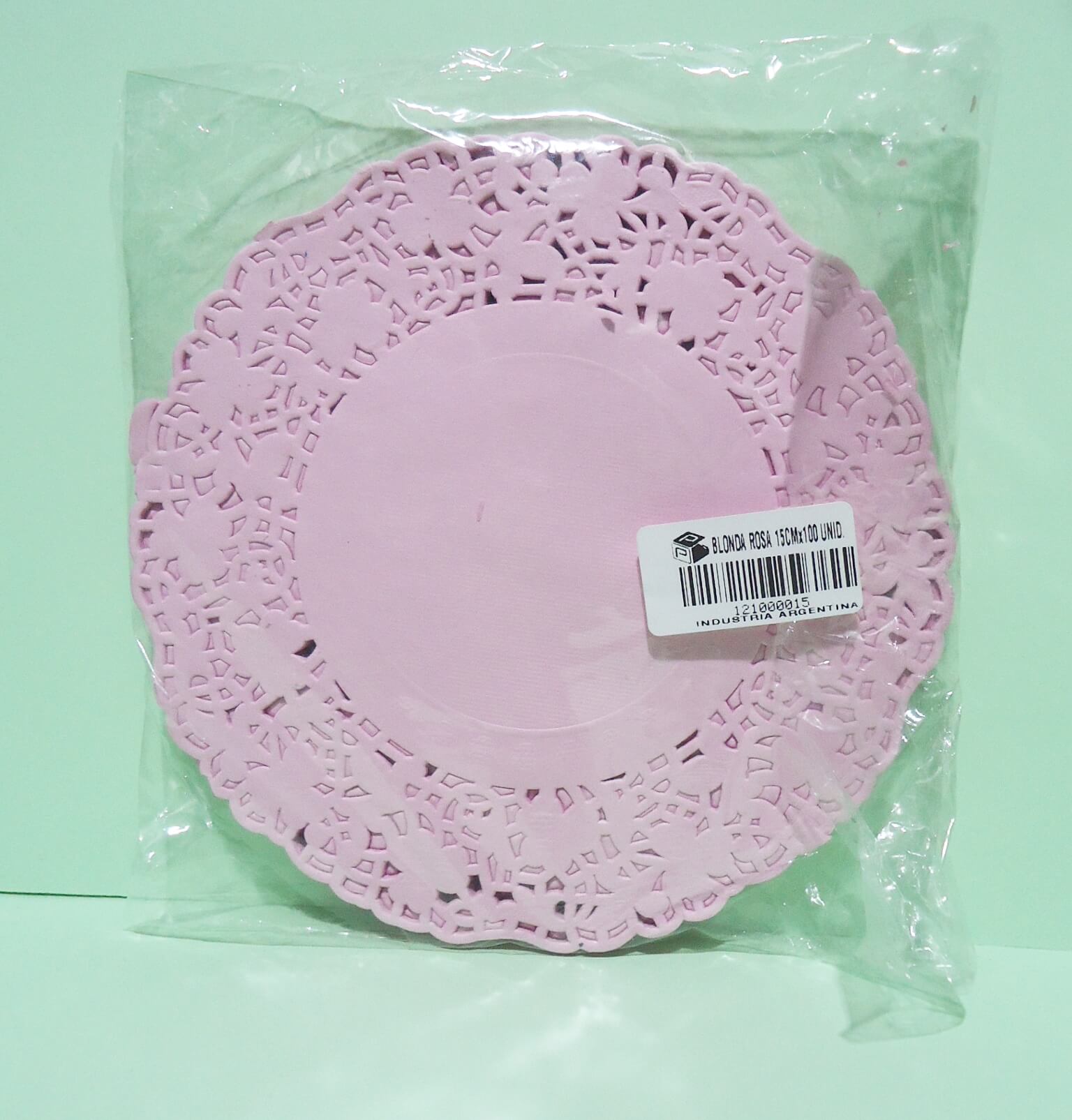 BLONDA CALADA COLOR 15CM ROSA X100