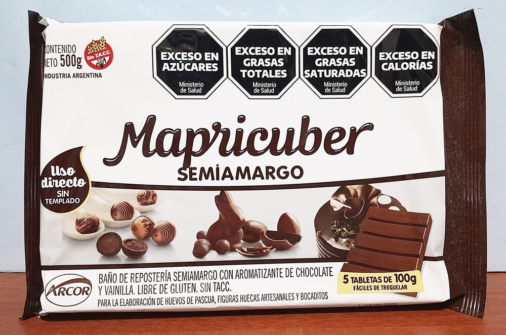 CHOCOLATE MAPRICUBER x 500gr SEMI