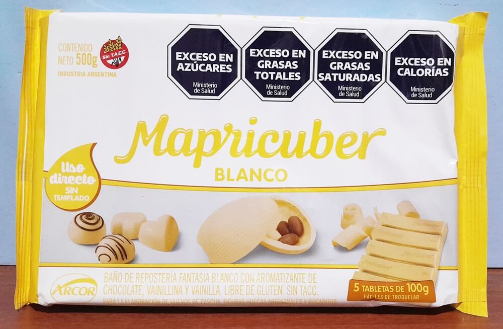 CHOCOLATE MAPRICUBER x 500gr BCO