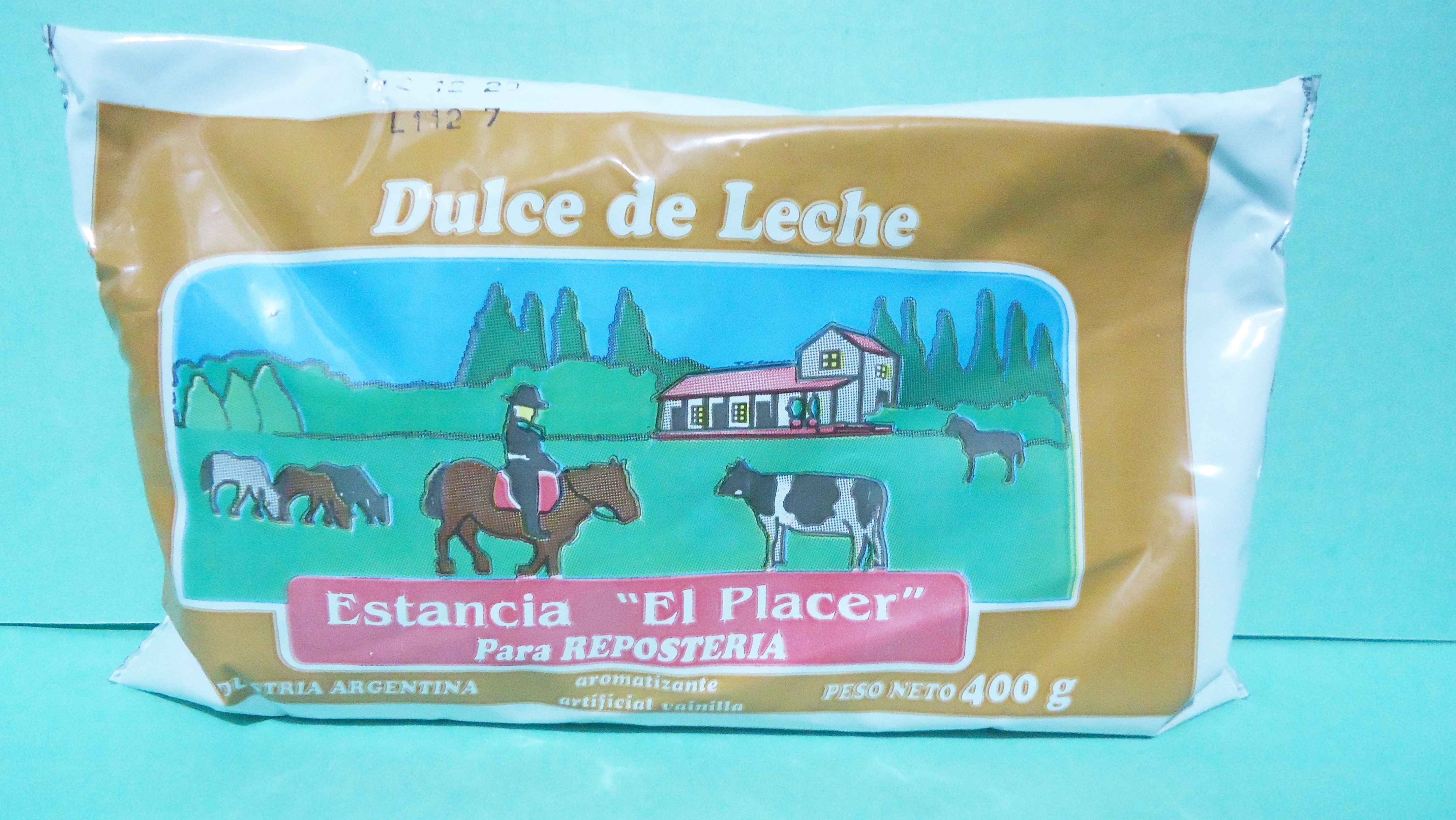 DULCE DE LECHE SACHET 400gr EL PLACER