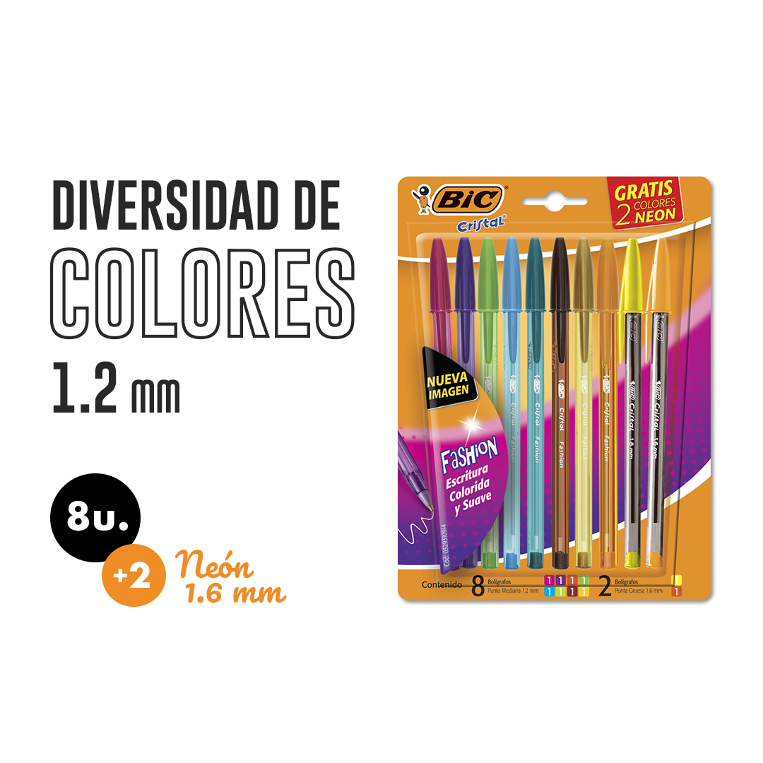 BOLIGRAFO BIC LASER X8