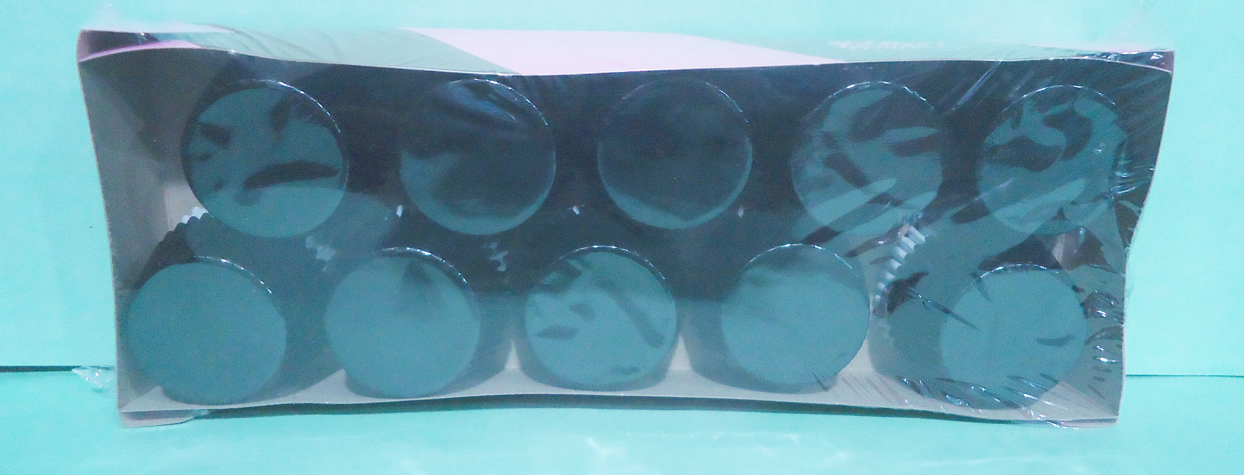 PIROTIN CUPCAKES Nº8 x200 METAL NEGRO