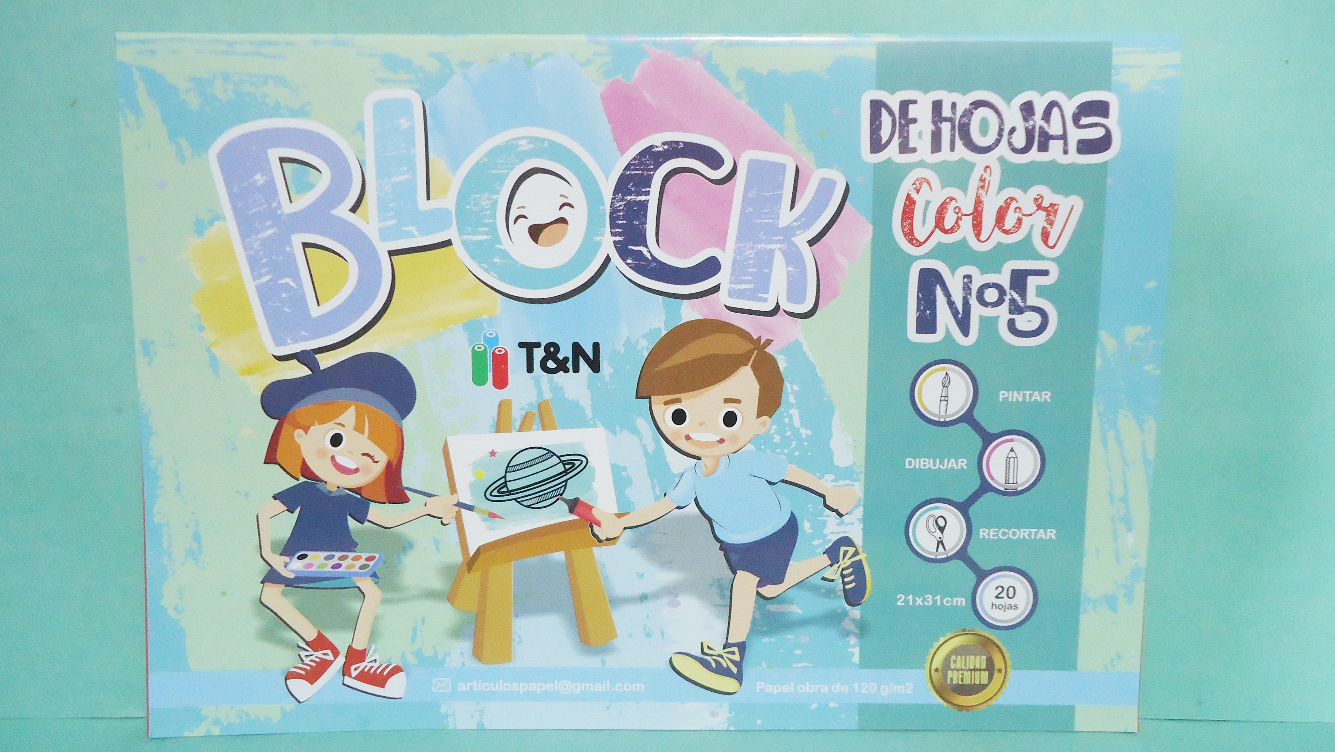 BLOCK DE DIBUJO COLOR TYN X20HJ