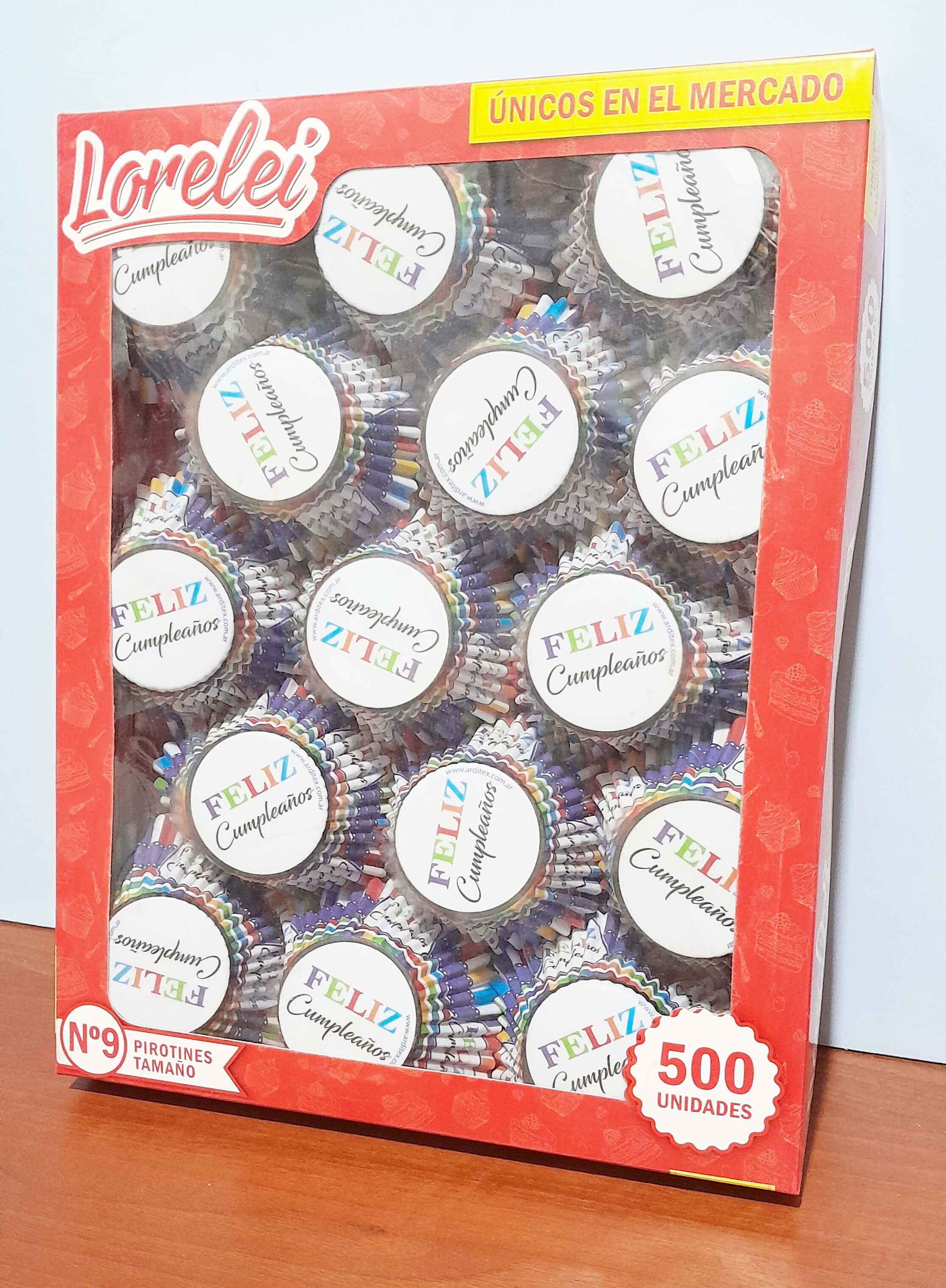 PIROTIN CUPCAKES Nº9 x500 FELIZ CUMPLE