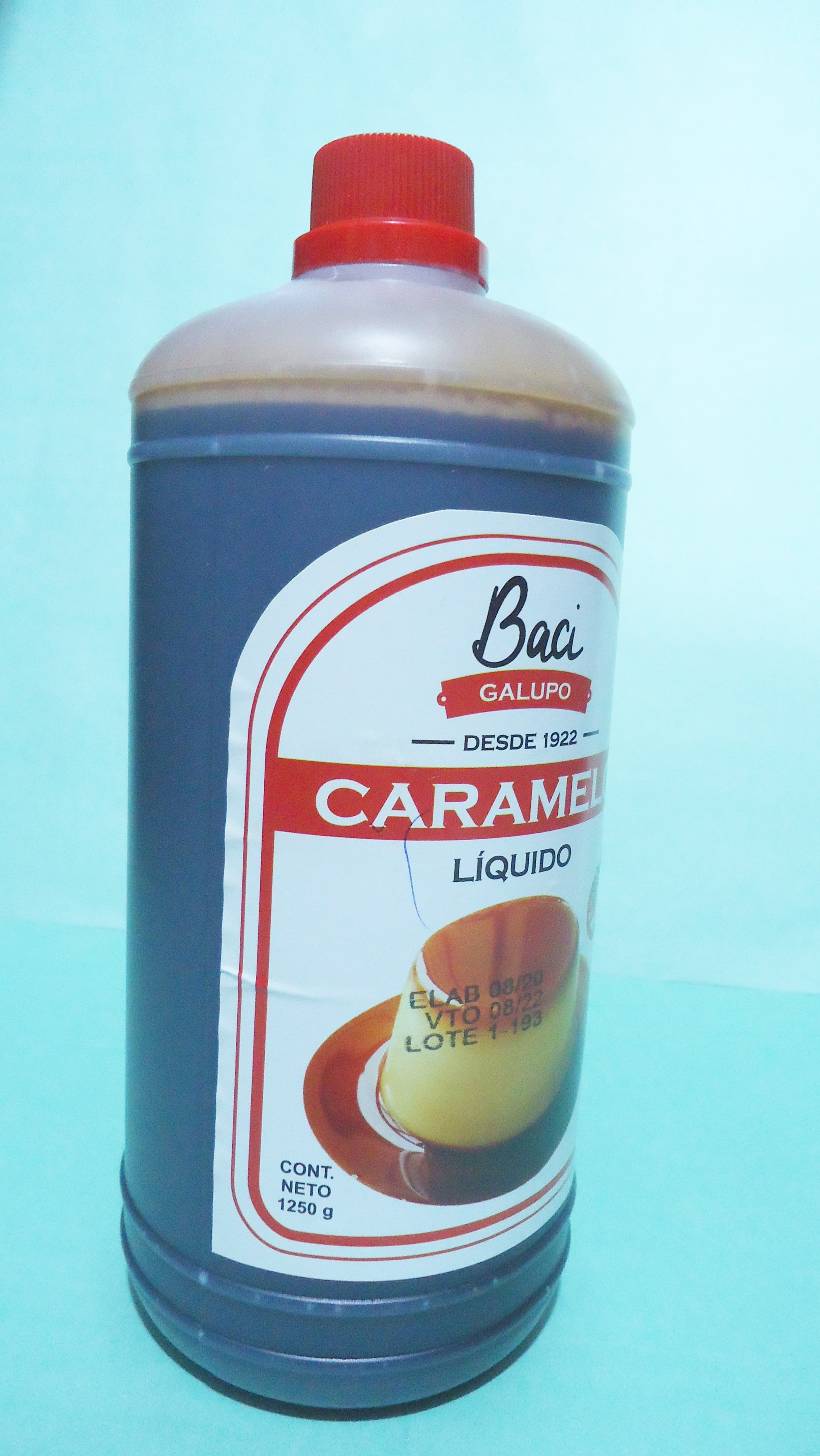 CARAMELO LIQUIDO BOTELLA BACIGALUPO 1250