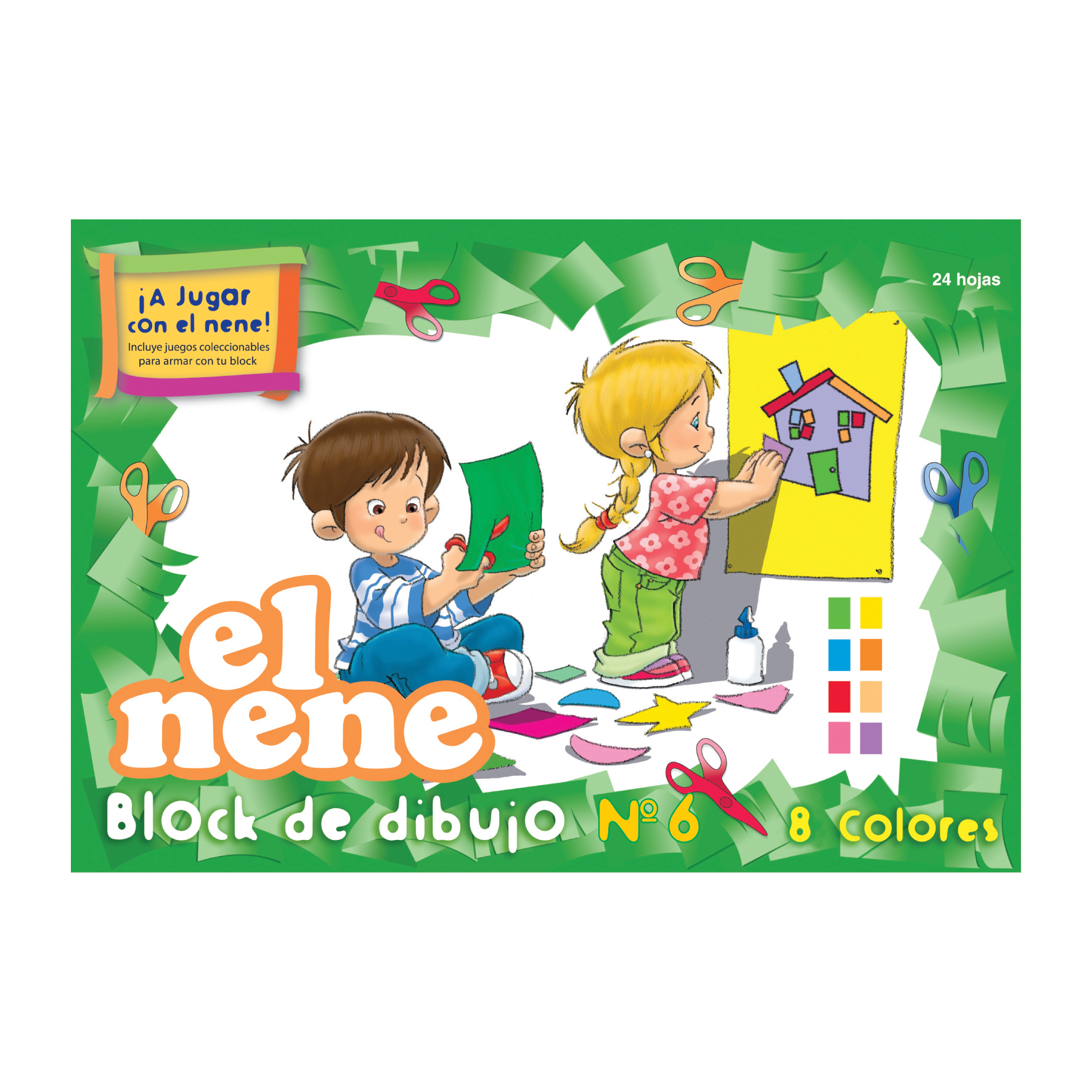 BLOCK DE DIBUJO Nº6 EL NENE COLOR x24