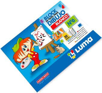 BLOCK DE DIBUJO Nº6 LUMA BLANCO X20