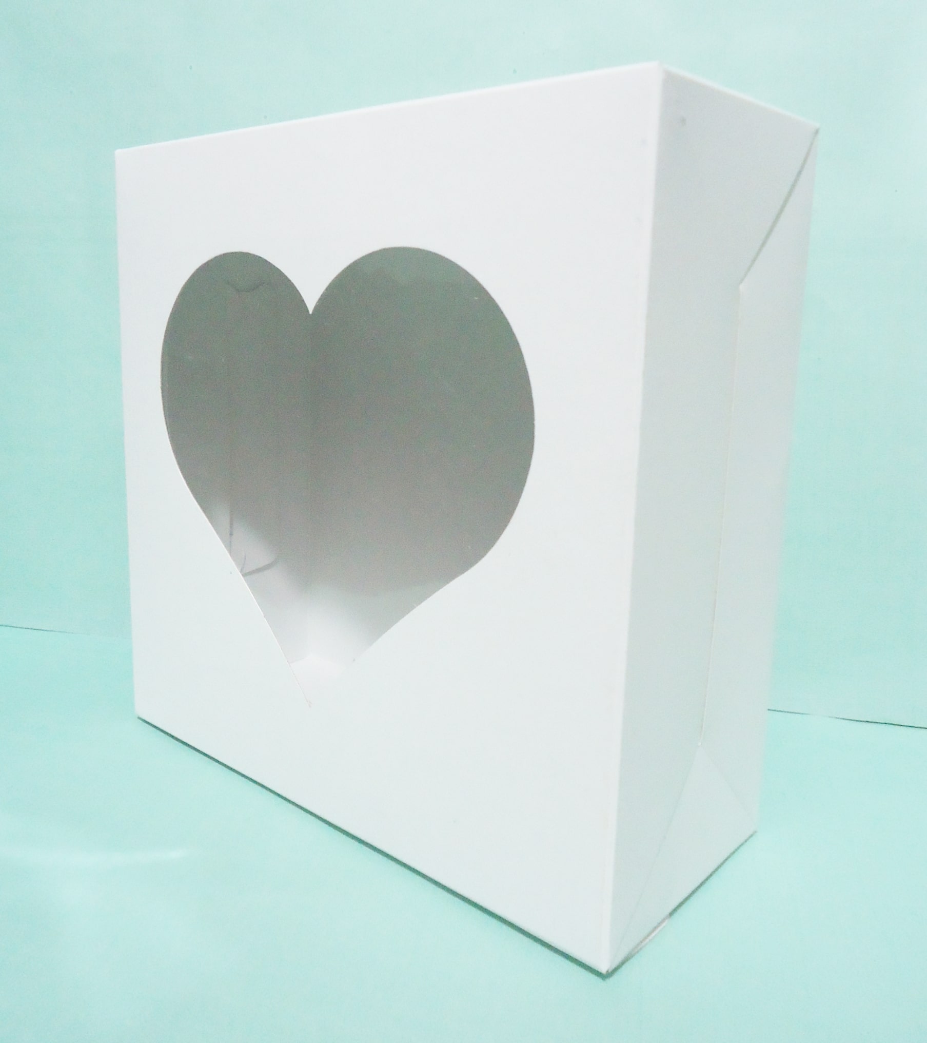 CAJA 42 TORTA CON VISOR BLANCO19x19x8