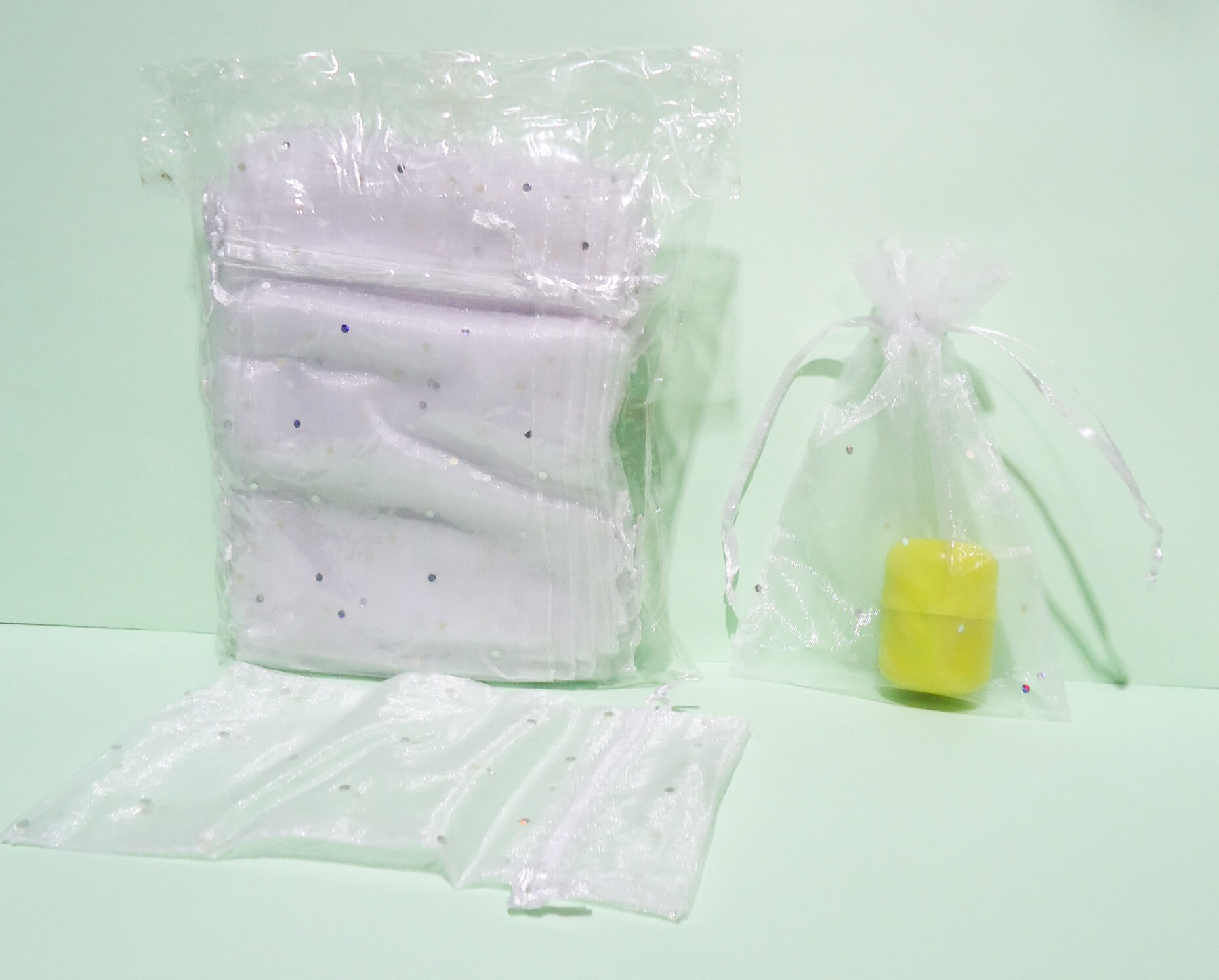 BOLSA DE ORGANZA 11x15 BLANCOx25