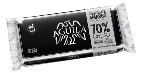 CHOCOLATE BARRA AGUILA x150GR 70%