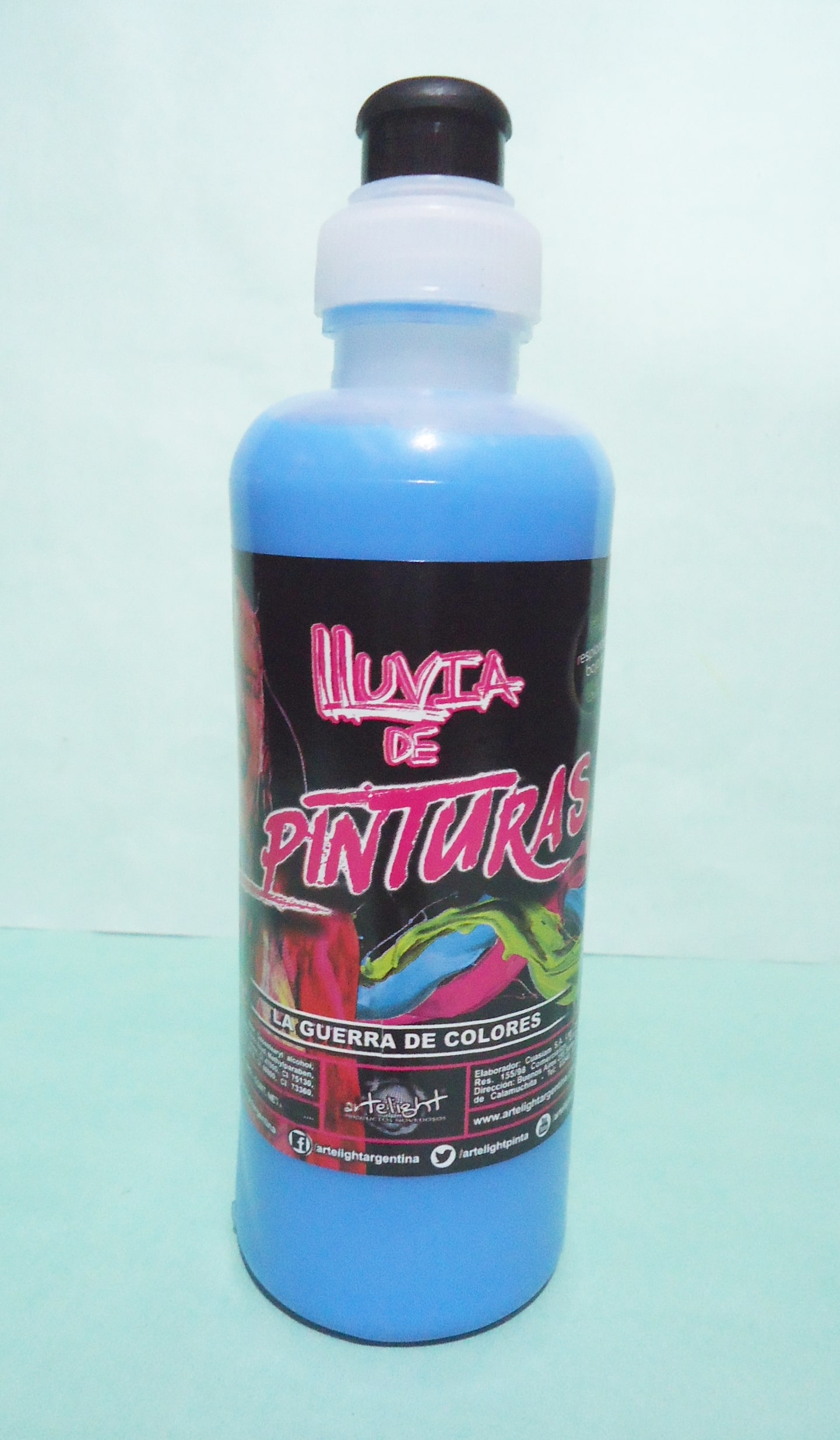 PINTURA PARA EL CUERPO 500 ML AZUL