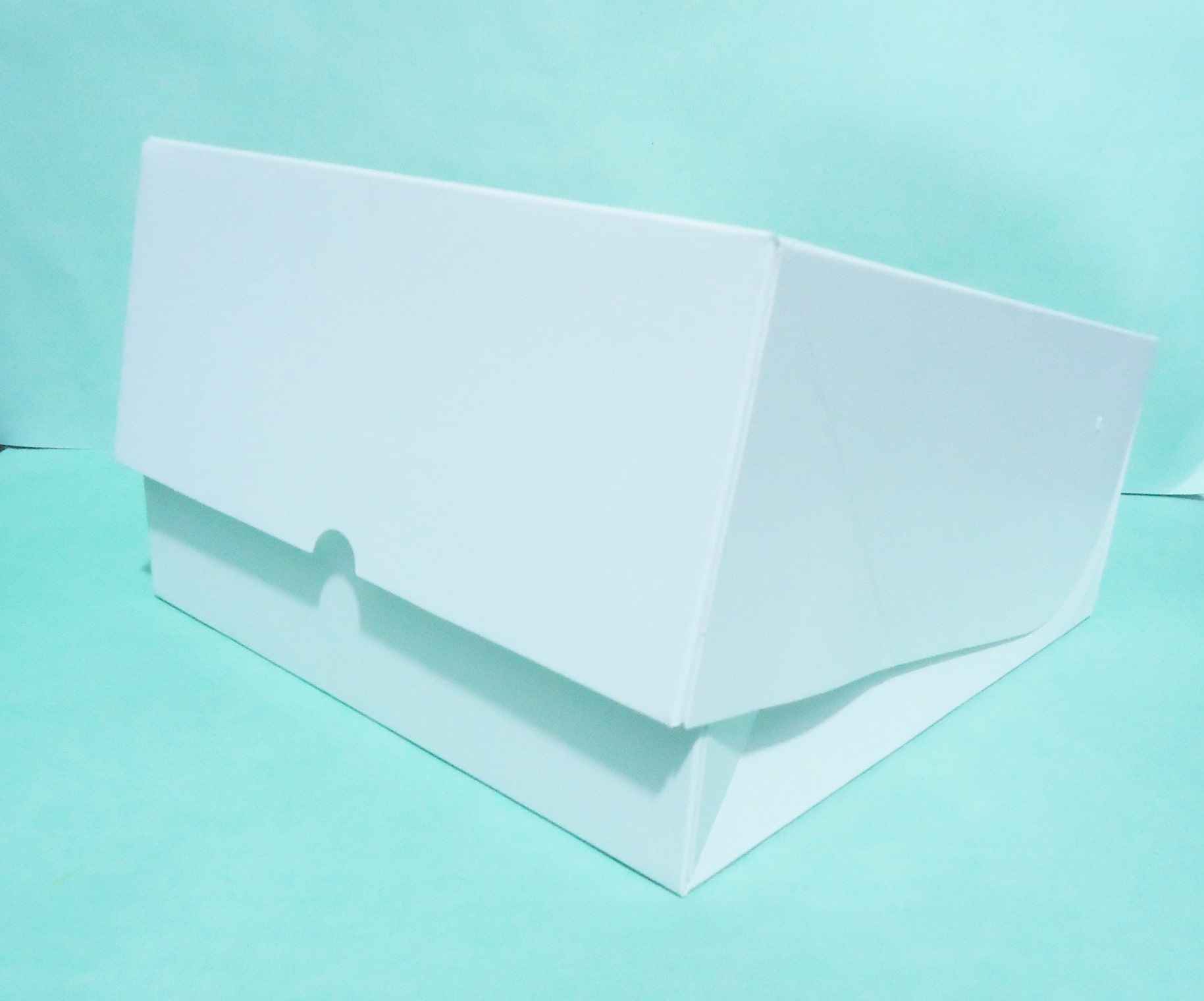 CAJA 7 DE TORTA 25x25x10 MEDOR BLA