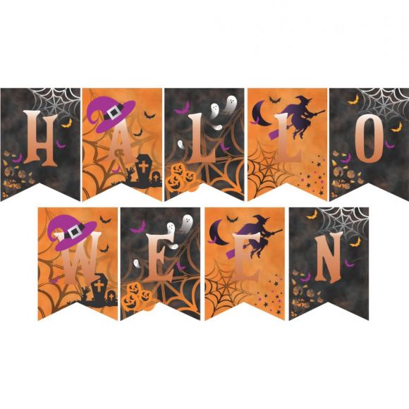 BANDERIN HALLOWEN G.MUNDO XL  00624