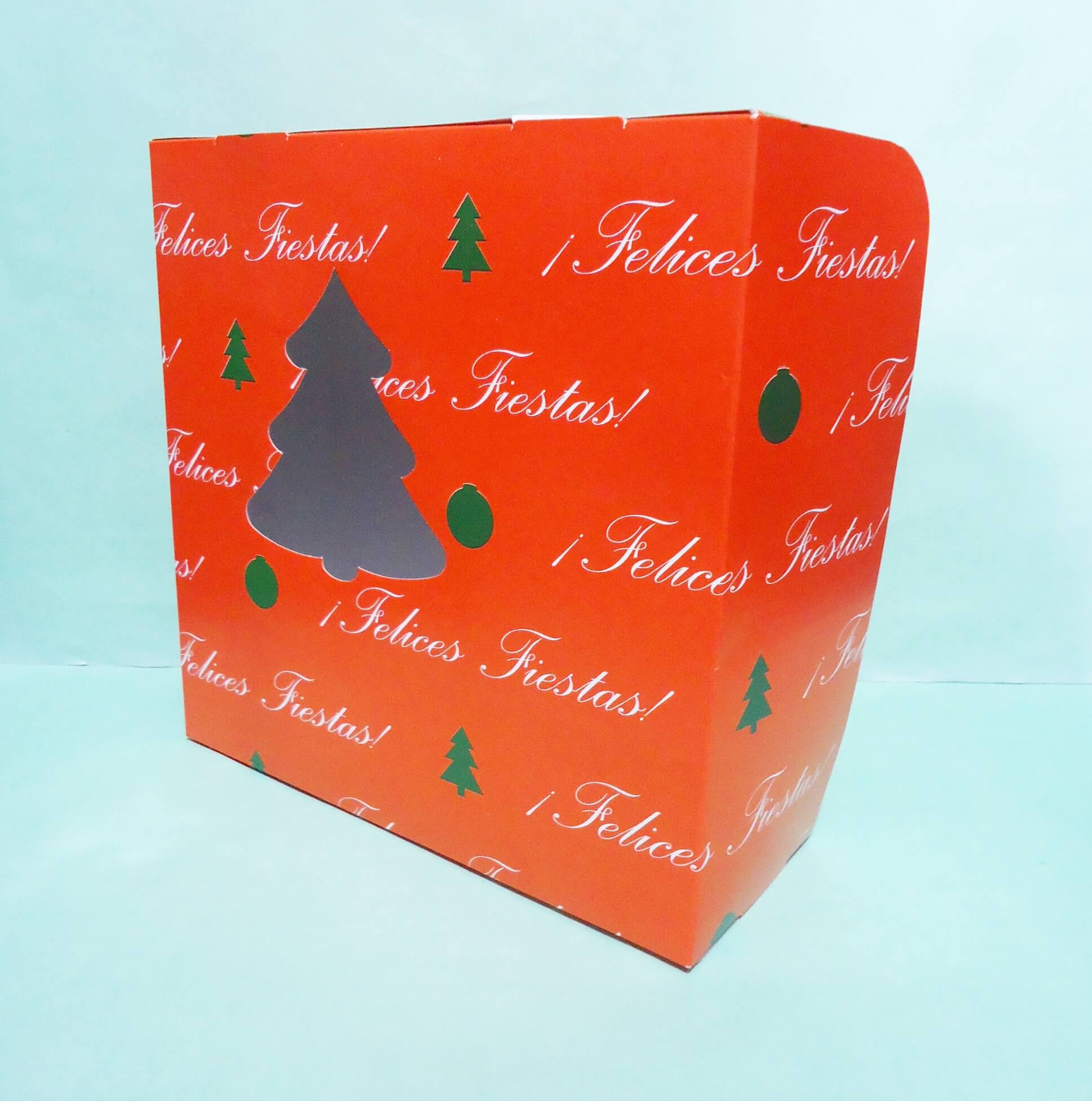CAJA 32 FELICES FIESTA 24x24x10  PINO