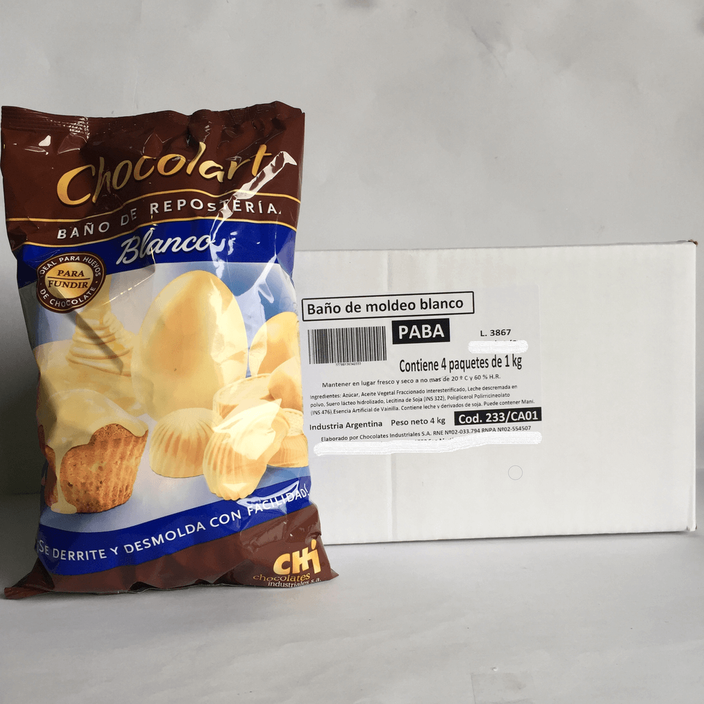 CHOCOLATE CHOCOLART x 4 KG BLANCO