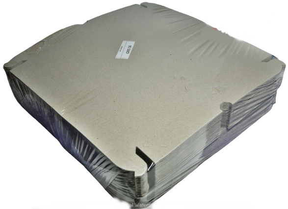 CAJA DE PIZZA GRISES Nº4 REFORZADA x100