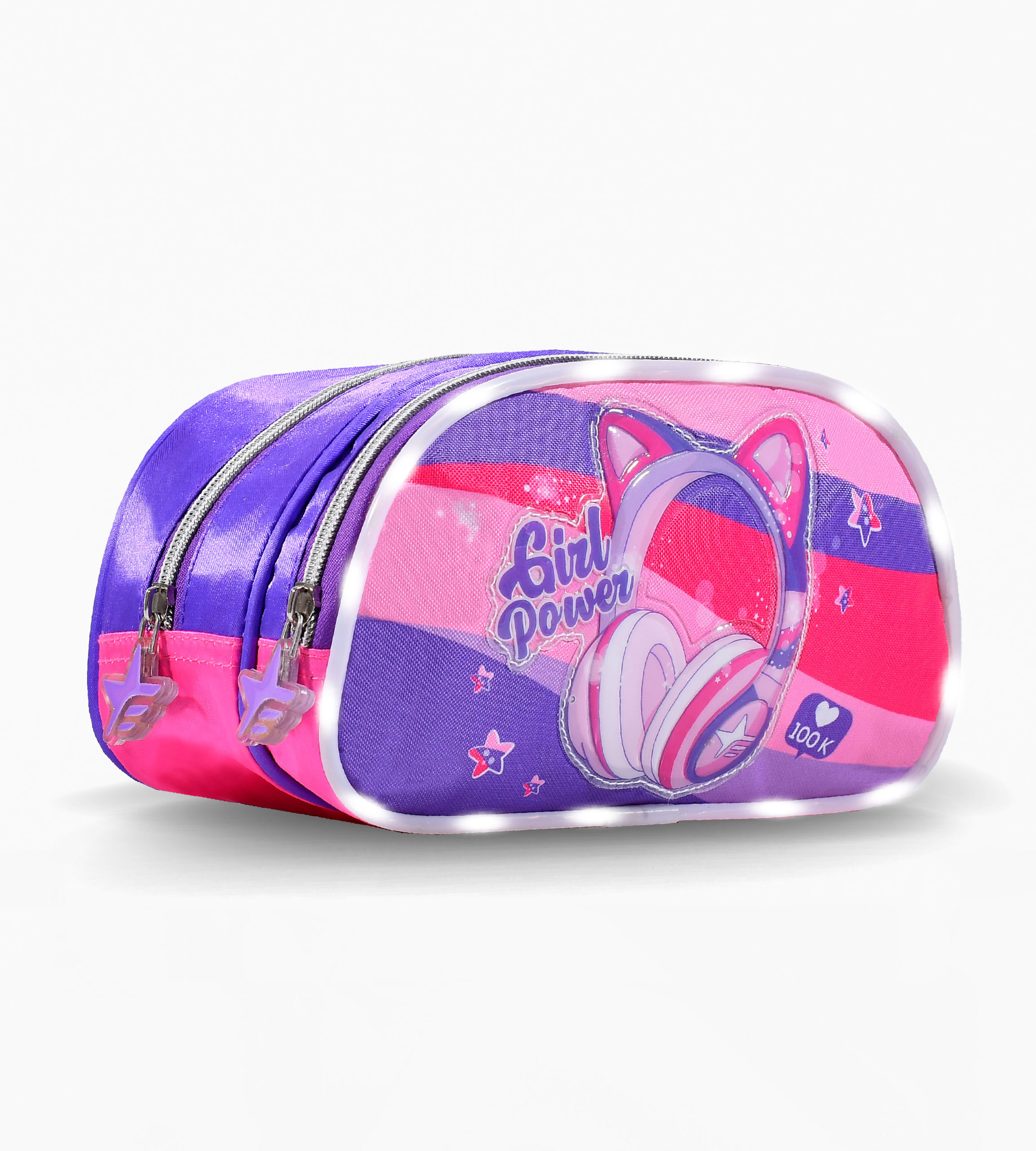 CARTUCHERA FOOTY F19082 LED 2 CIERRES