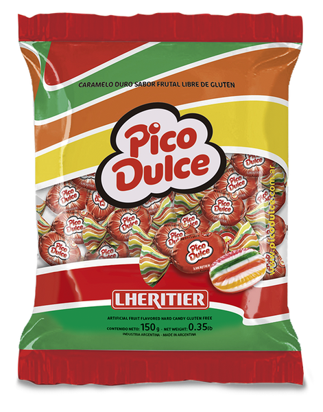 CARAMELO RIGIDO 150gr PICO DULCE