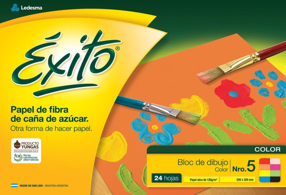 BLOCK DE DIBUJO N°6 EXITO COLOR X24HJS