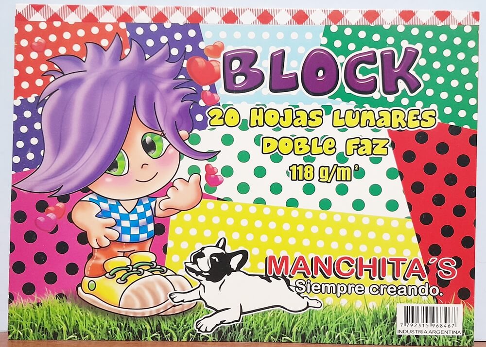 BLOCK Nº5 FANTASIA MANCHITAS X20HJ LUNAR