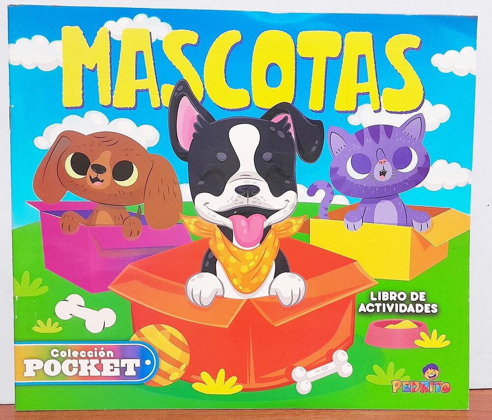 LIBRO DE COLOREAR MASCOTA