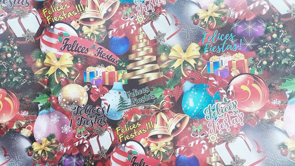 PAPEL AFICHE FSIA NAVIDAD OBRA ROJO