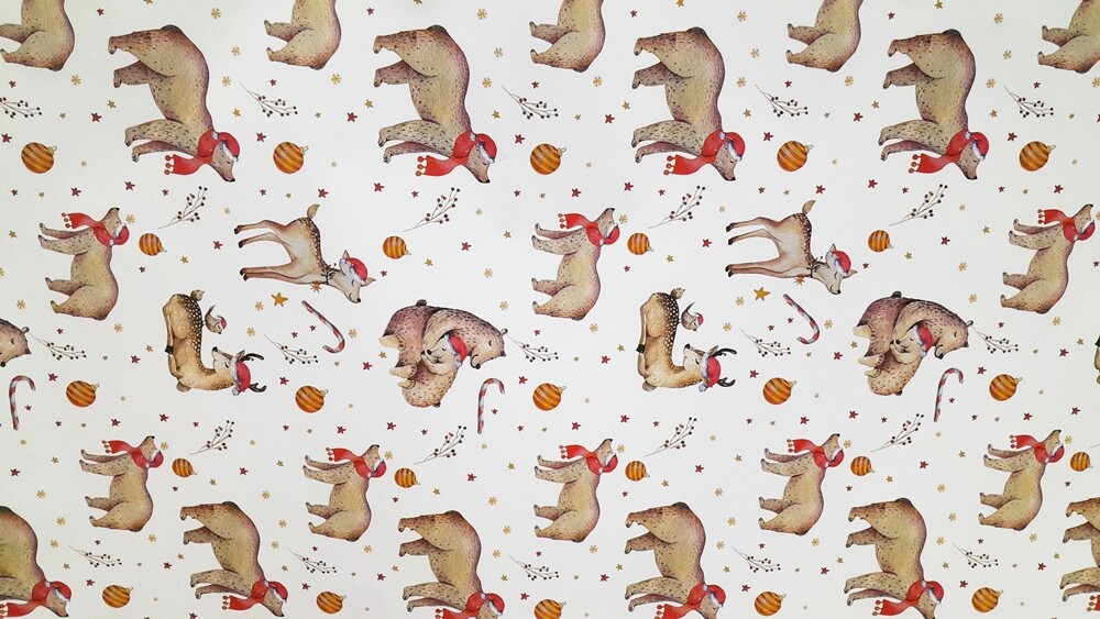 PAPEL AFICHE FSIA NAVIDAD ANIMALES