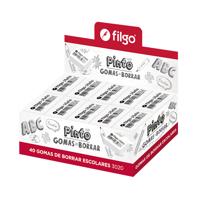 GOMA LAPIZ FILGO PINTO CAJA X40 UNID