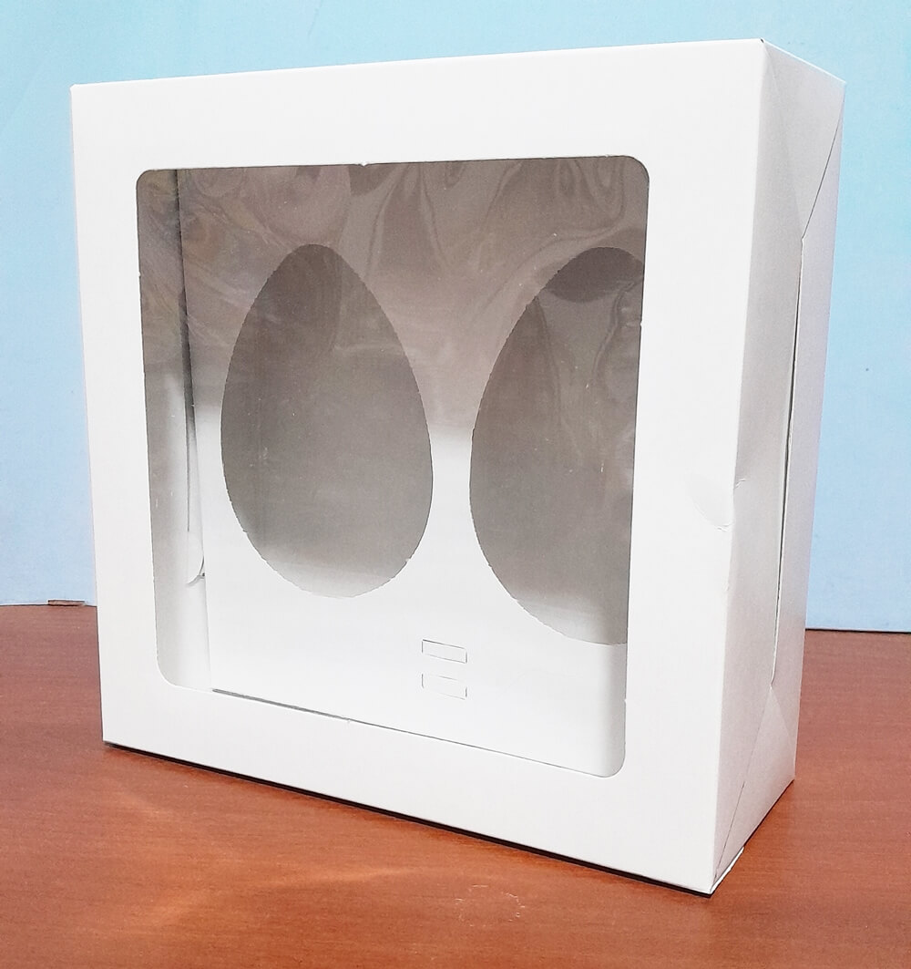 CAJA 35 HUEVO DE PASCUA 1/2 BLANCO