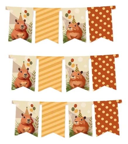 BANDERIN OTERO CAPIBARA