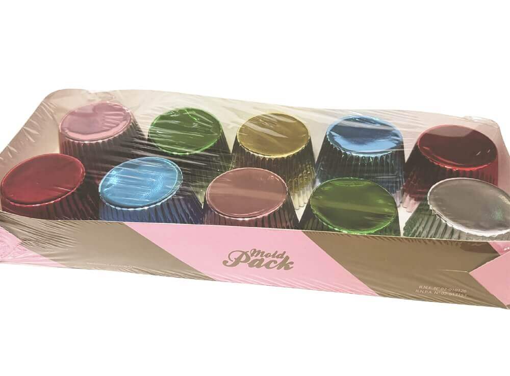 PIROTIN CUPCAKES Nº10 x200 METAL SURTIDO
