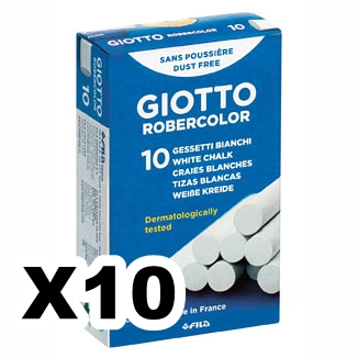 TIZA BLANCA X10UNI X10 CAJAS GIOTTO