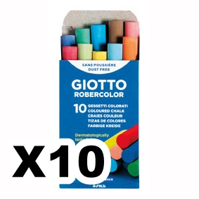 TIZA COLOR X10UNI X10 CAJAS GIOTTO