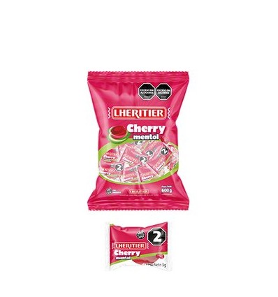 CARAMELO RIGIDO 150gr LHE CHERRY-MENTOL