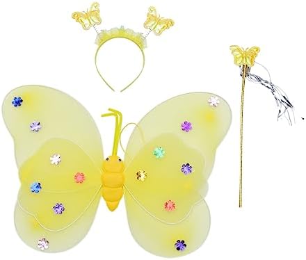 ALAS MARIPOSA SET YJ0409 AMARILLO