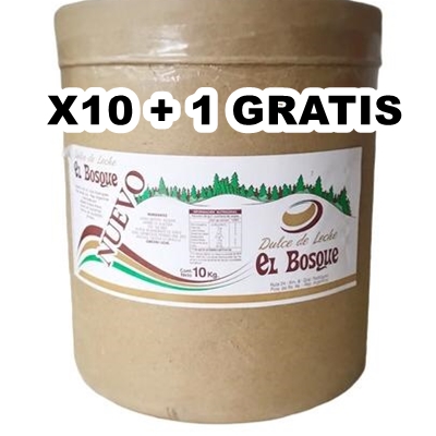 DULCE DE LECHE EL BOSQUE x10 POTES+1 GRA