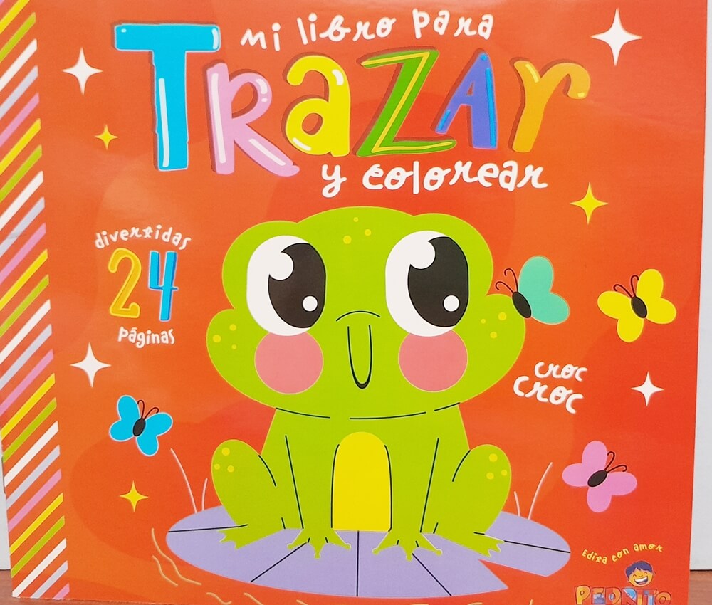 LIBRO DE COLOREAR TRAZAR