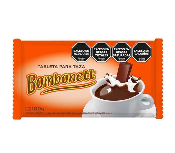 CHOCOLATE BARRA BOMBONETT 100gr