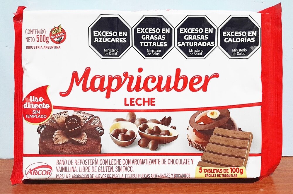 CHOCOLATE MAPRICUBER x 500gr LECHE