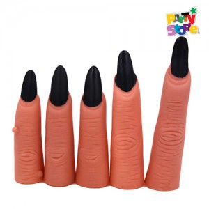DEDOS DE BRUJA x5 NEGRO PARTY STOR HD307