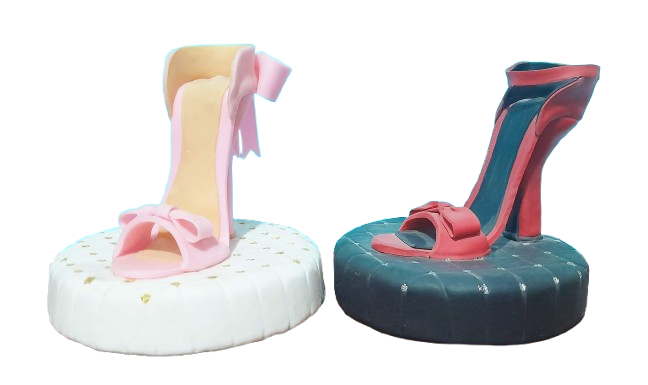 CENTRAL PORCELANA ZAPATO CON TACO