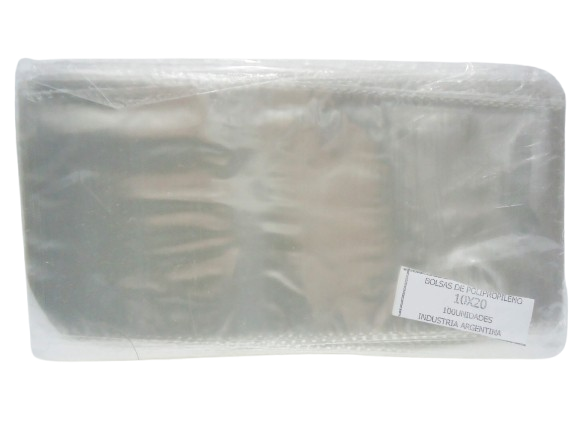BOLSA POLIPROPILENO 10x20 X 100 APROX