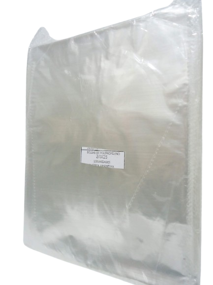 BOLSA POLIPROPILENO 20x25 X 100 APROX