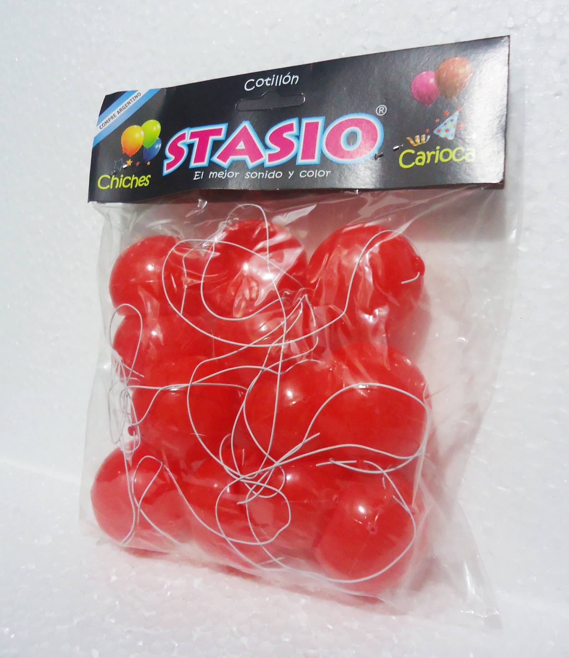 NARIZ DE PAYASO x12 ROJA