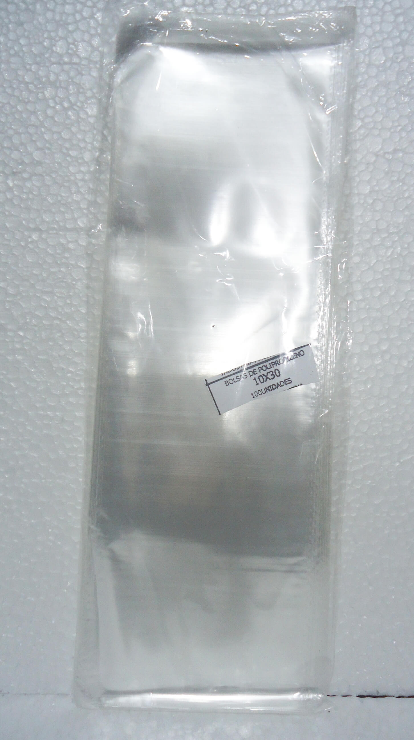 BOLSA POLIPROPILENO 10x30 X 100 APROX
